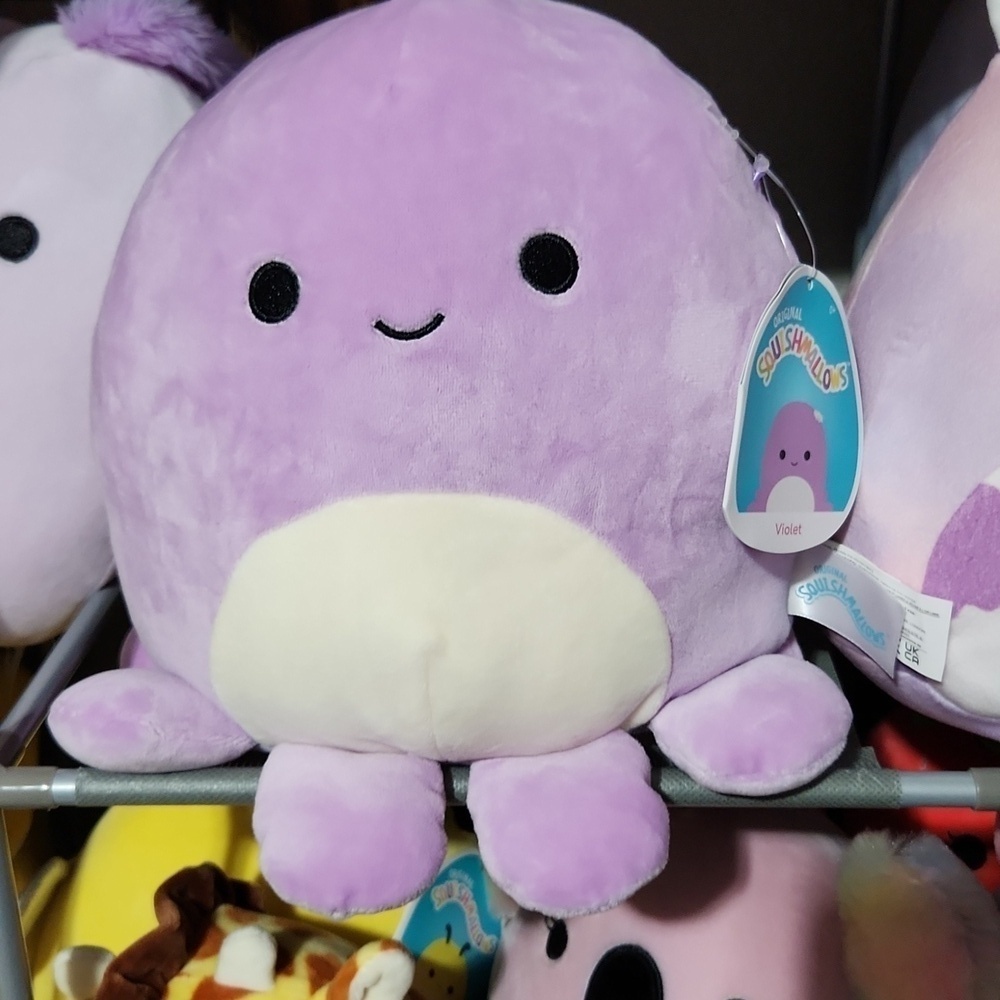 Squishmallows Violet octopus NWT 2021 8 INCH